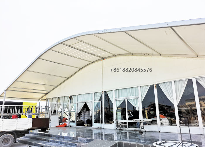 Waterproof Luxury Pleated 40x60 Glass Wedding Event Tents