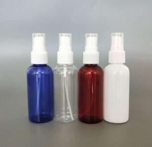 China 50ml plastic clear PET bottle with mist sprayer cap wholesale