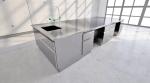 Commercial Hospital Lab Furniture Set Clean Room SS304 Chemistry Lab Table