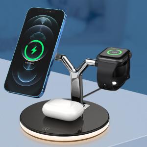 China Multi Function Desk 15w Apple Magnetic Wireless Charger For Iphone wholesale