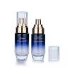 Buy cheap 20g color customized Gradient Glass Blue Skincare Bottle For Lotion Luxury Glass from wholesalers
