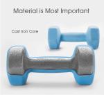 RoHS Approval 1KG 2KG 3KG Fitness Dumbbell Rubber Hex Dumbbell Set