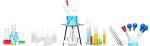 Lab Medical Science Glass Stick 12" Length Stir Rod Glass Stirring Rods Stir