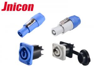 China 3 Pin PowerCon IP65 Waterproof Power Connector Male Female 20A For LED Screen wholesale