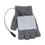 Fingerless Washable Rechargeable Heating Gloves 5W Suitable For Gaming