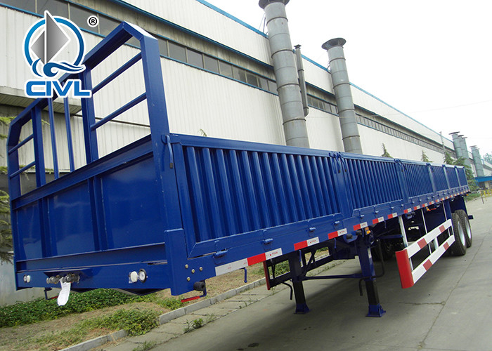 40 Feet 3 Axles 2 Leg Light Self - Weight Cargo Trailer Semi Truck Used In Logistic Industry