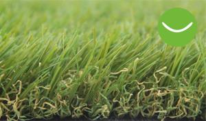 China Lush Green Natural Looking Garden Artificial Grass Carpet 20mm Height wholesale