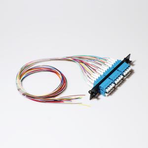 China Pre Loaded 24 Port Lc Fiber Optic Pigtail Single Mode G657A1 wholesale