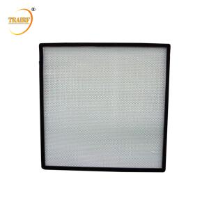 China 99.99% Efficiency HEPA Panel Filter H14 Air Filter Hot Melt Adhesive wholesale