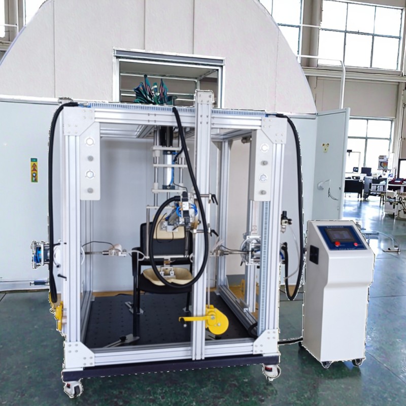 Touch Screen Servo Office Chair Comprehensive Fatigue Testing Machine BIFMA X5.1 Seat Back Armrest Durability Tester