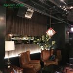 White Melamine Surface Wood Slat Wall Panels Dustproof For Sound Absorption