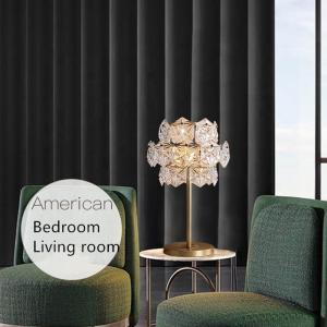 China Copper Marble Luxury Bedside Table Lamp Fashion Living Room Lighting wholesale