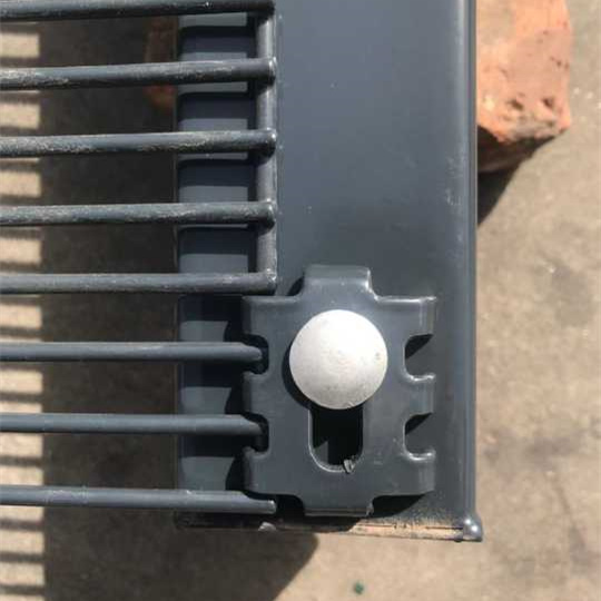 Heavy Duty Welded 358 Security Fencing Customizable Dimensions 3D Modeling