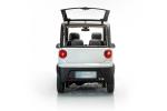 Battery Powered Electric City Car With 4 Seats All Electric Vehicles White Color