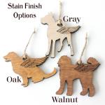1/4" Baltic Birch Pet Loss Pet Bereavement Ornament Laser Cut