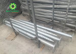 China Metal Solar Ground Screws Anchor Metal Frame Anchor 76mm Out Pipe Diameter wholesale