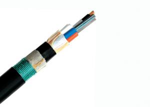 China Double Jacket Single Mode Armored Fiber Cable , GYTY53 Fiber Optic Network Cable wholesale