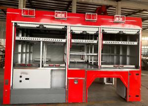 China Anti Rust Fire Truck Compartment Aluminum Body Fire Truck Parts wholesale