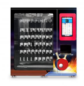 China Table Tennis Vending Machine With Elevator And Adjustable Channel Width Function , Sports Gears Vending Machine, Micron on sale