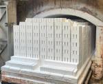 90-99 Sintered Corundum Brick Refractory Fire Bricks For Petrochemical Furnaces