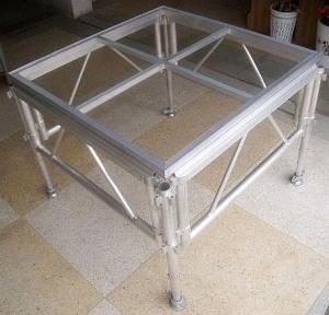 China Glass Acrylic Stage Platform / Folding Aluminum Stage Platform wholesale