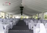 Custom Big Outdoor Event Tents White Party Tents With Tables Chairs Wedding Tent