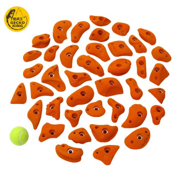 40pcs Pack Kids Climbing Holds for Outdoor and Indoor Rock Climbing Wall Project