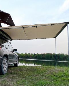 China Manufacturer Wholesale 180 Degree Car Side Awning Tent 4x4 Sunshade Wing Car Rooftop Camping Tent for Universal Car wholesale
