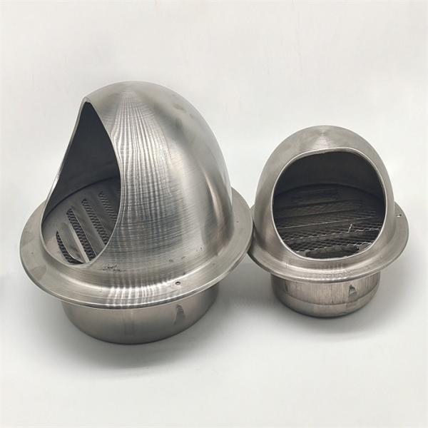 3" Stainless Steel Round Kitchen Wall Exhaust Waterproof Ventilation Mushroom