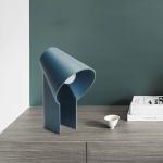 Modern Theme Style Table Lamp Blue White Iron Art Nordic Creative Bedroom