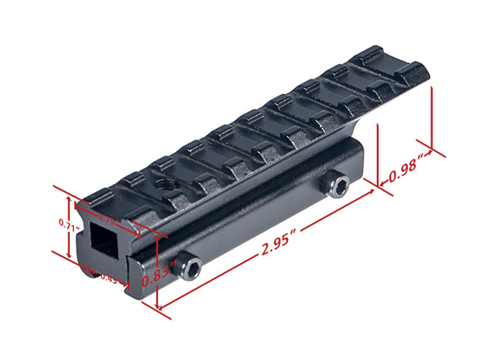 ANS Aluminum Scope Mount Base Adapter Converter Beautiful Complement Shock Proof
