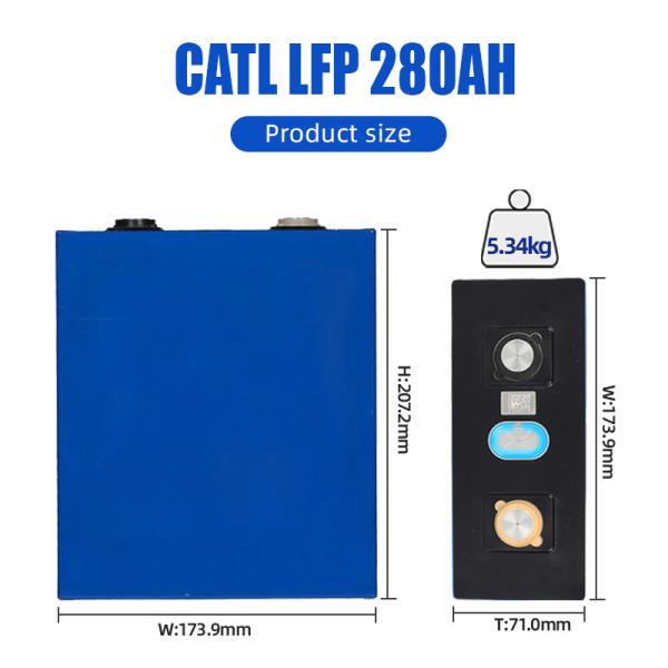 6000 Cycles CATL 280ah 302ah 320ah Prismatic Lithium Lifepo4 Battery For DIY
