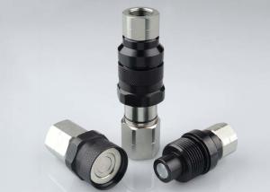 China Thread Locked Type Flush Face Hydraulic Quick Couplers LSQ-VEP Black Zinc Nickle Plated wholesale