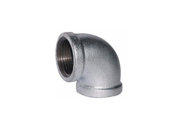 Equal 90 Banded 1 2 Inch Iron Pipe Fittings , ANSI Malleable Iron Elbow For