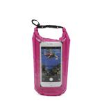 Thickness 0.23mm 2L 210T PVC Triathlon Dry Bag With Phone Holder