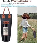 Single Felt Bottle Wine Tote, Bottle Wine Carrier Bag Padded Wine Perfect Wine