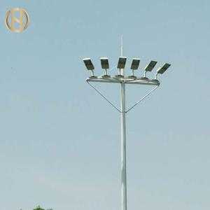 China Polygonal Q460 Street Light High Mast Light Pole Overlap Connection wholesale