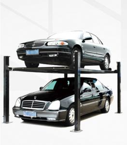 China Iso 4 Post Car Stacker Hydraulic Parking Lift Double Level wholesale