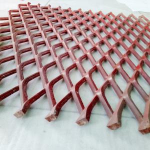 China Fencing Raised Expanded Metal Diamond Mesh Carbon Steel 3.14lbs Grating Grid wholesale