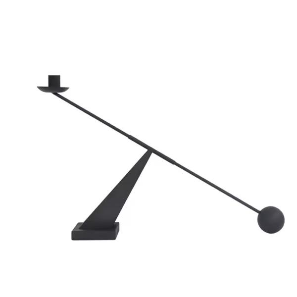 Modern Minimalist Black Creative Personalized Geometric Lines Restaurant