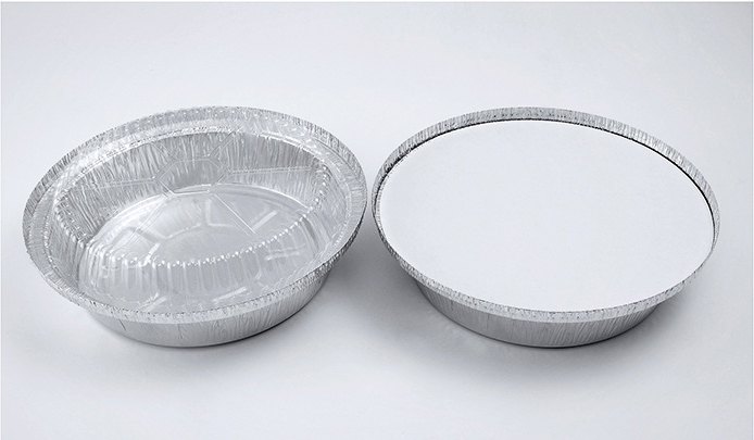 1300ml Round Foil Trays Aluminum Foil Container For Baking Cooking