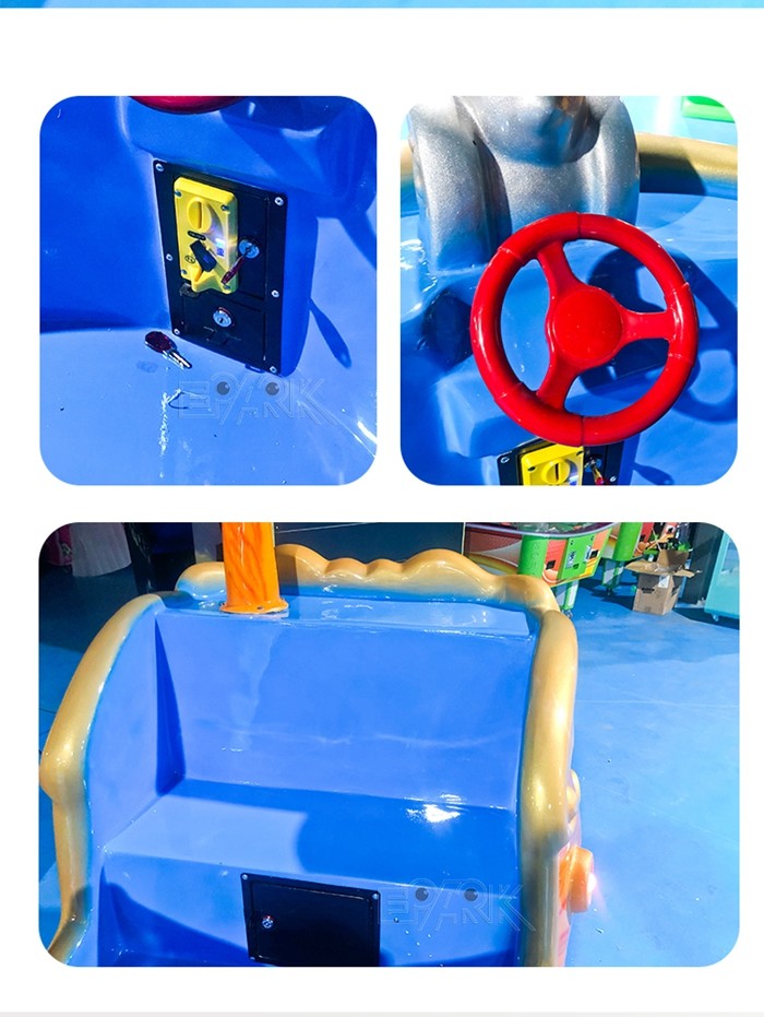 Amusement Park Pirate Ship Swing Ride Adventure Kiddie Ride With Gun
