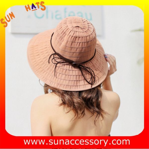AK17594 fashion polyester braid foldable summer straw hats for womens in stock , promotion cheap hats .