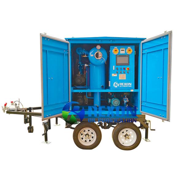 4 Wheels Trailer Mounted Transformer Oil Purifier for Onsite Power Substation