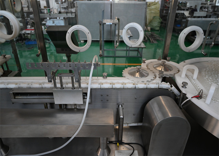 Pharmaceutical Vial Filling Machine high speed filling with ultrasomic washing system and piston pump