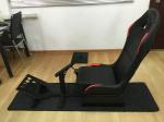 Customized Foldable Sport Racing Seats For Video Games PVC Material