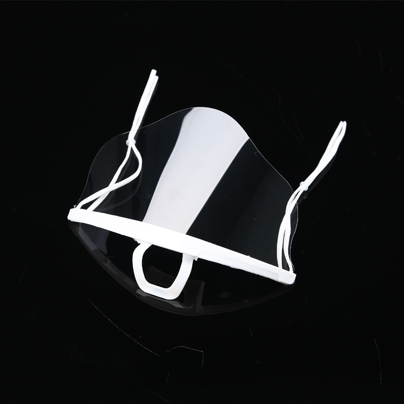 Washable Food Grade Transparent Plastic Face Mask