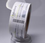 Printing custom high quality glossy self adhesive vinyl jar packaging label in