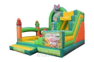 China Animal World inflatable combo WSC-338/Green forest theme on sale