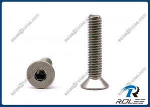 China 304/316/A2/A4 Stainless Steel Flat Head Allen Socket Cap Screw on sale
